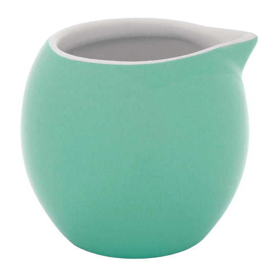 Olympia Cafe Milk Jug Aqua - 70ml 2.36fl oz (6 Pack) (70ml | 2.5oz. Pack Quantity: 6) • PAS-CM756
