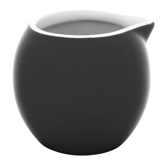 Olympia Cafe Milk Jug Charcoal - 70ml 2.36fl oz (6 Pack) (70ml | 2.5oz. Pack Quantity: 6) • PAS-CM757