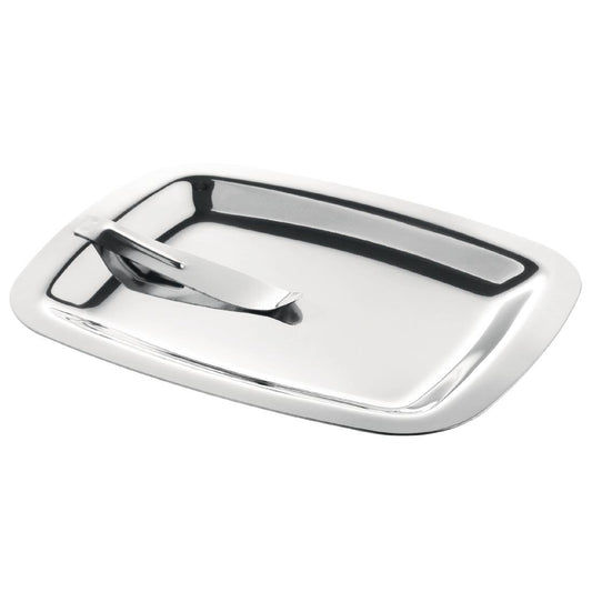 Olympia Square Stainless Steel Tip Tray With Bill Clip • PAS-CM759