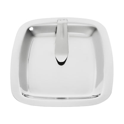 Olympia Square Stainless Steel Tip Tray With Bill Clip • PAS-CM759