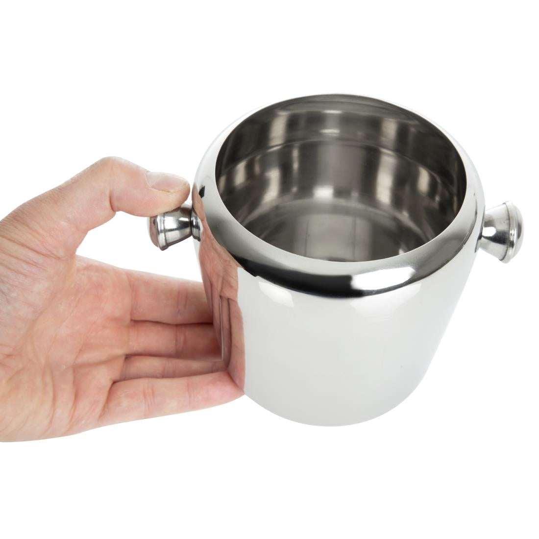 Olympia Mini Ice Bucket Stainless Steel 1Ltr • PAS-CM863