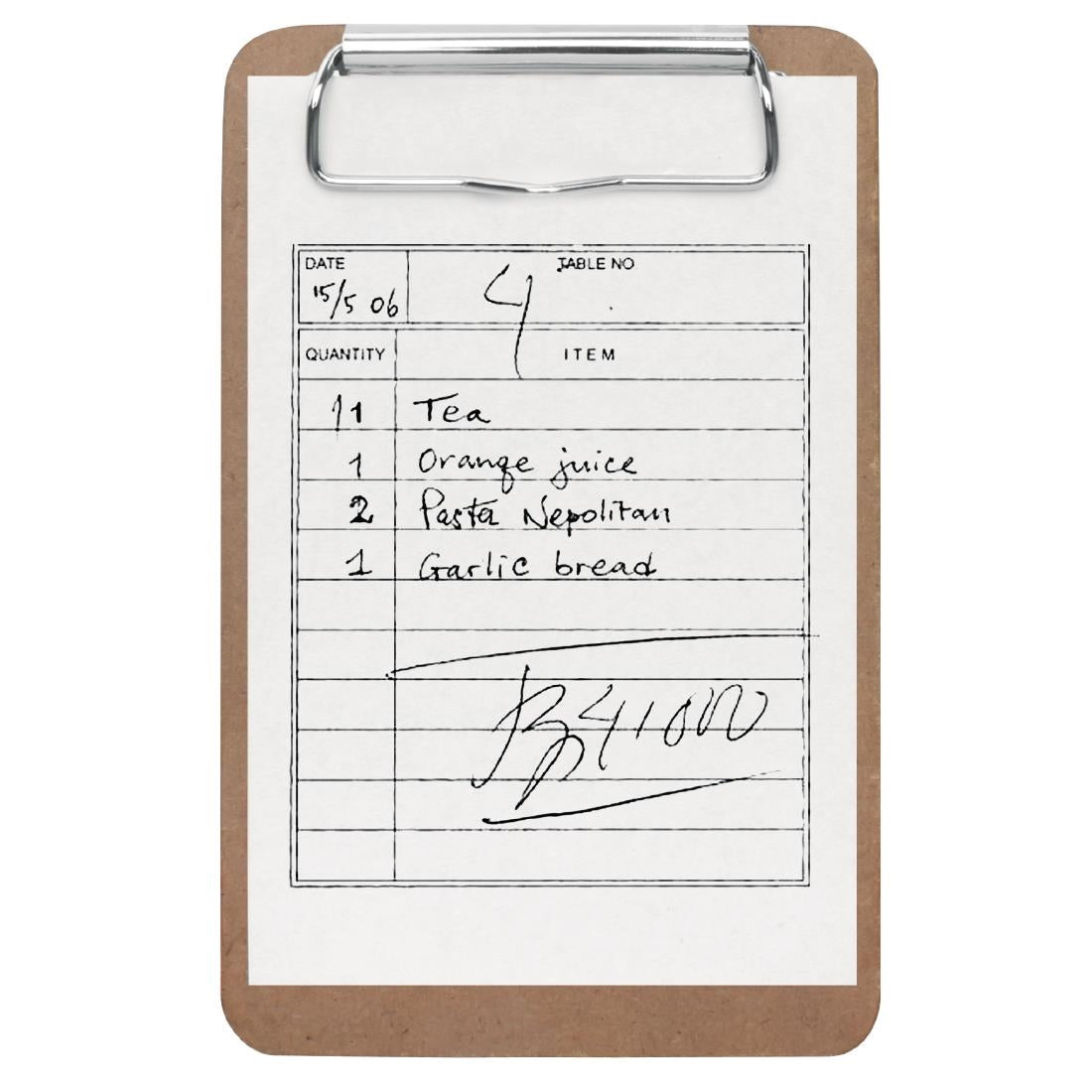 Olympia Bill Presenter Mini Clipboard (Size: 150(H) x 90(W)mm / 5.9x3.5") • PAS-CN503