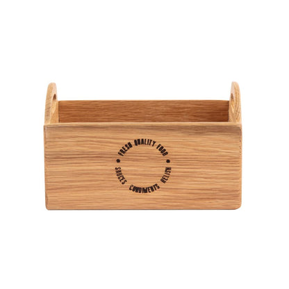 Olympia Oak Printed Table Caddy 230mm • PAS-CN517