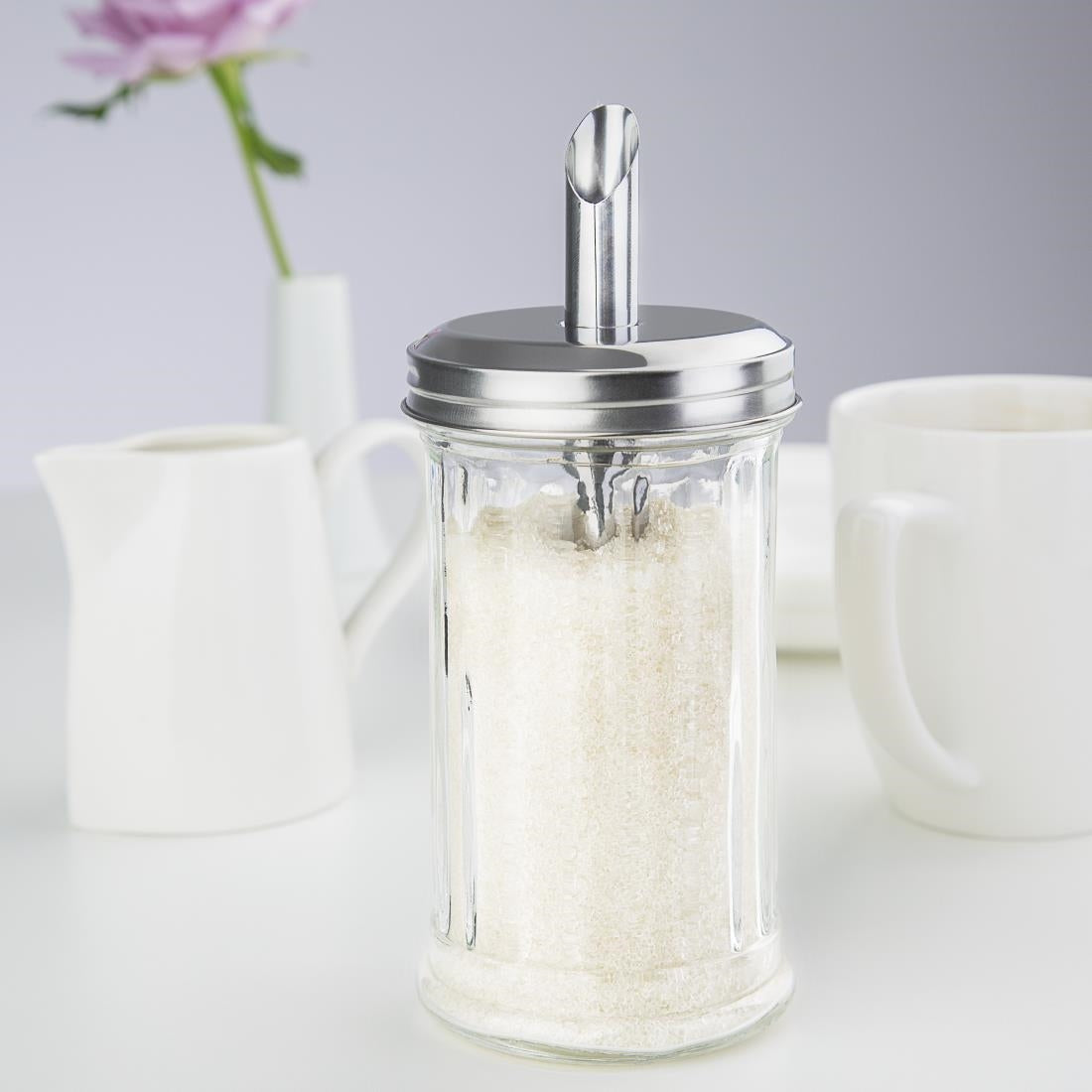 Olympia Sugar Pourer With 19mm Single Spout (175(H) x 75(Ø)mm / 6.8x2.9". 19.3mm Spout) • PAS-CN679
