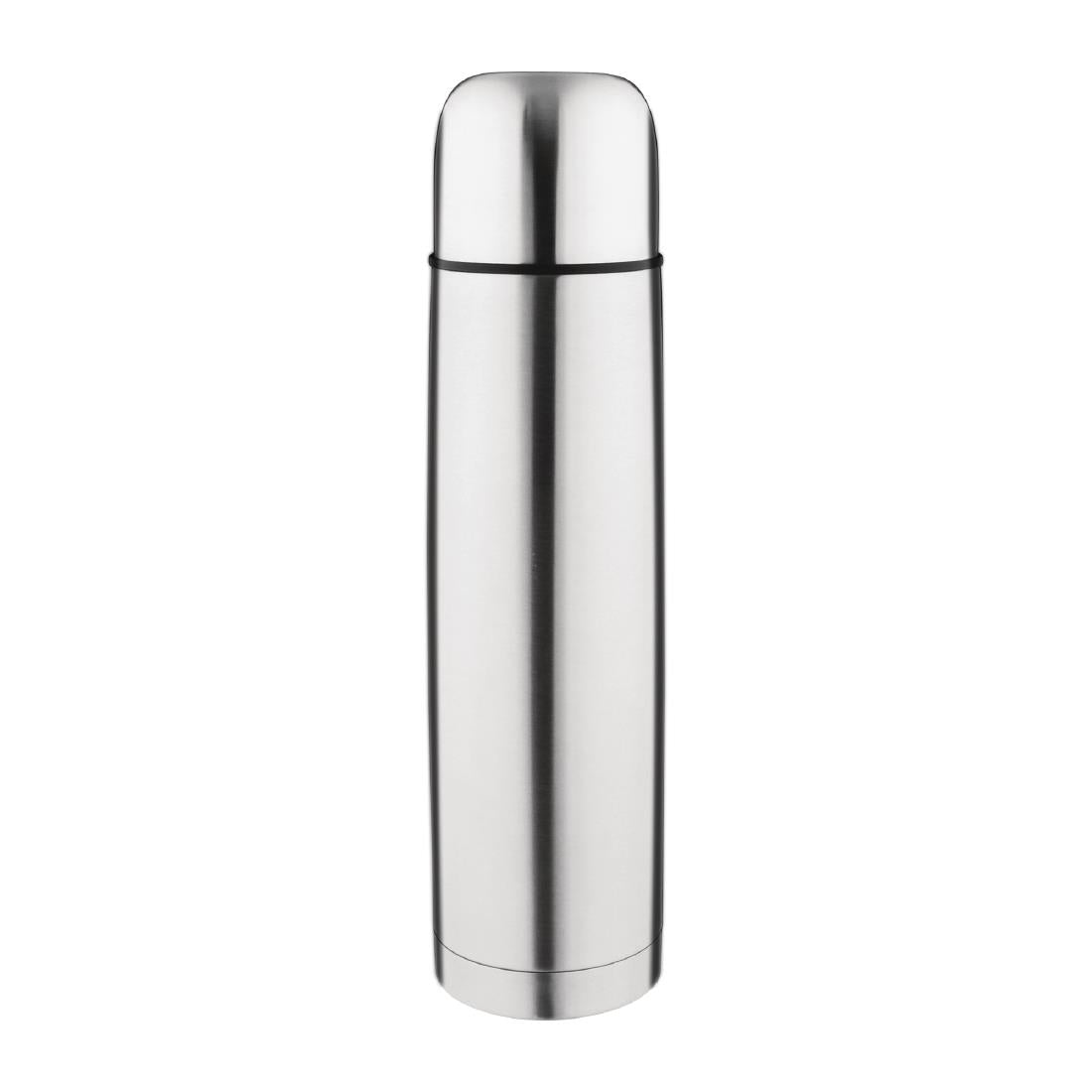 Olympia Vacuum Flask Stainless Steel 1Ltr • PAS-CN696