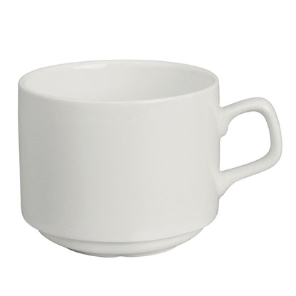 Olympia Lumina Stacking Cup - 200ml 6.76fl oz (6 Pack) (Capacity: 200ml/7oz | Pack Quantity: 6) • PAS-CN831