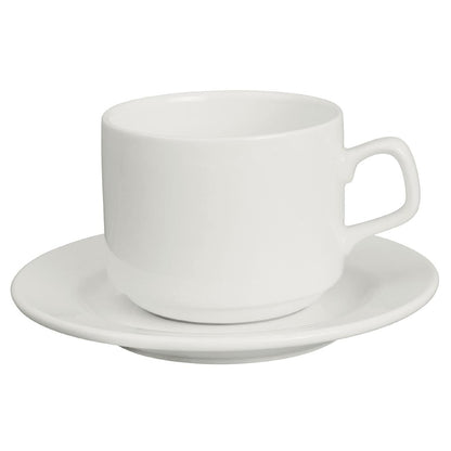 Olympia Lumina Stacking Cup - 200ml 6.76fl oz (6 Pack) (Capacity: 200ml/7oz | Pack Quantity: 6) • PAS-CN831