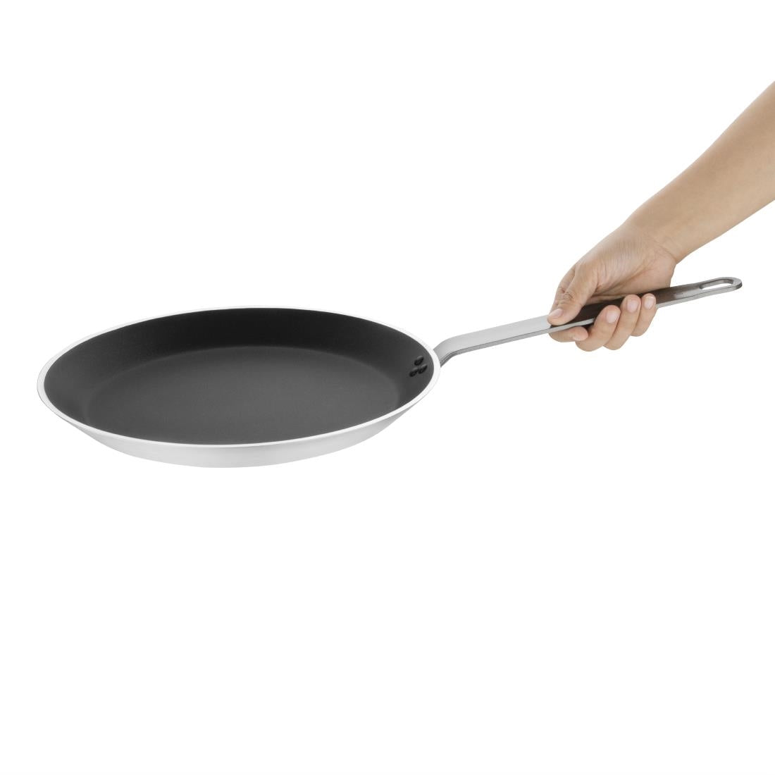 Vogue Platinum Plus Anodised Aluminium Non-Stick Teflon Crepe Pan 30cm • PAS-HT960
