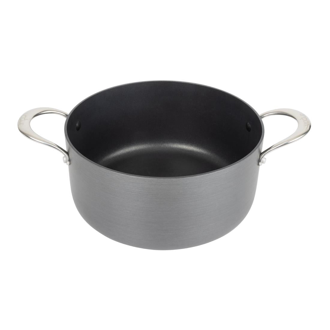 Vogue Anodised Aluminium Non-Stick Casserole Pan 240mm • PAS-CN950