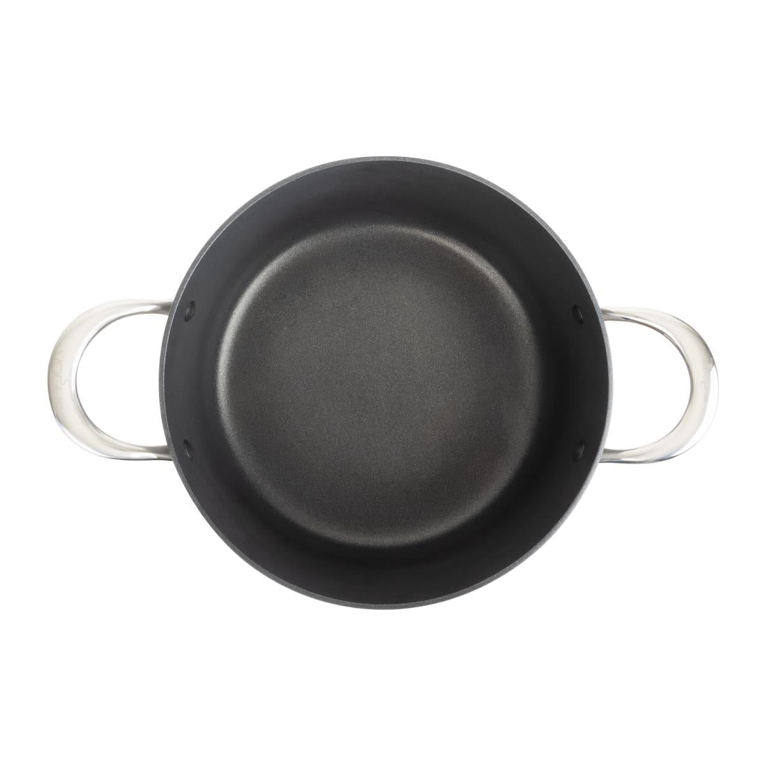 Vogue Anodised Aluminium Non-Stick Casserole Pan 240mm • PAS-CN950