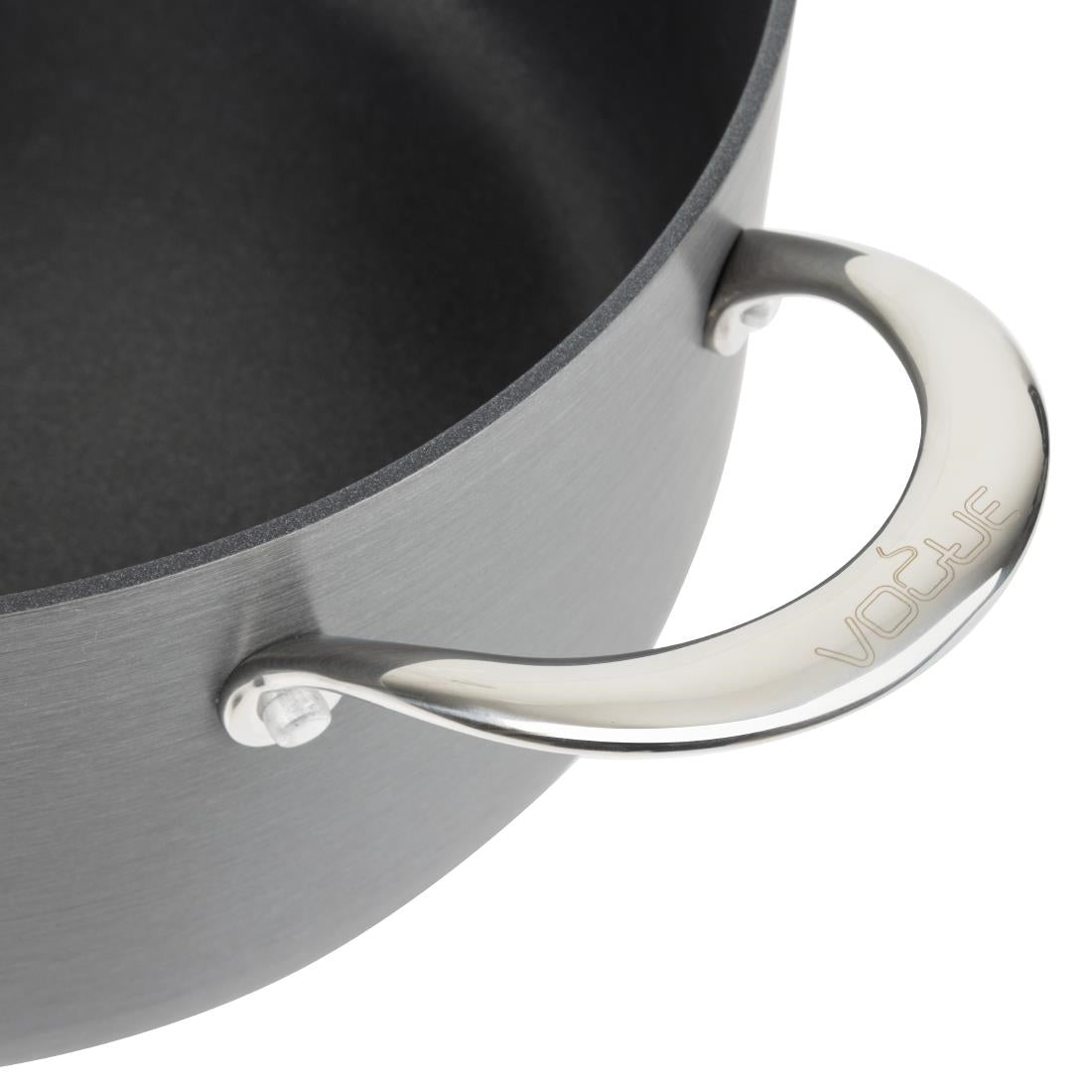 Vogue Anodised Aluminium Non-Stick Casserole Pan 240mm • PAS-CN950