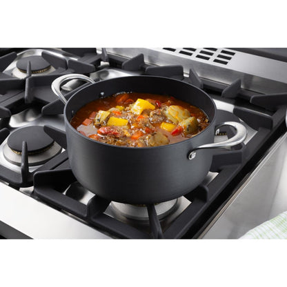 Vogue Anodised Aluminium Non-Stick Casserole Pan 240mm • PAS-CN950