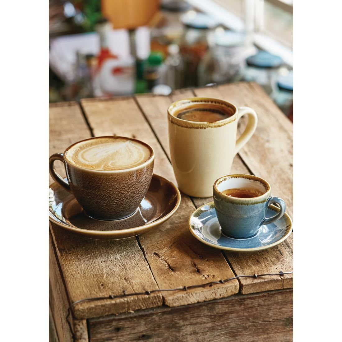 Olympia Kiln Espresso Saucer Bark • PAS-GP361