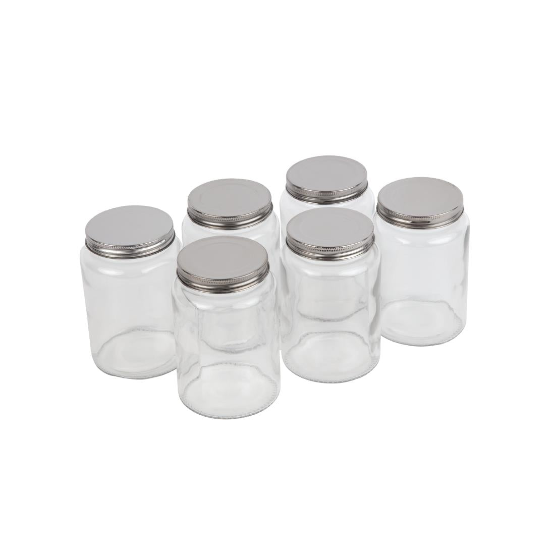 Vogue Screw Top Preserve Jars 550ml (6 Pack) (Capacity: 550ml | Pack of 6) • PAS-CP083