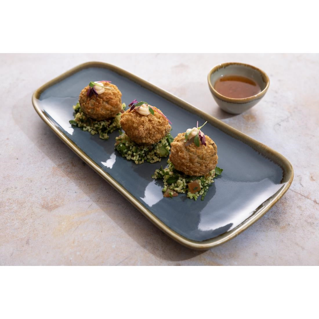 Olympia Kiln Medium Platter Ocean 295mm (4 Pack) (Pack of 4) • PAS-CP171