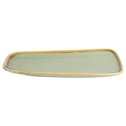 Olympia Kiln Moss Platter Medium - 295x142x23mm 11 3/5x 5 3/5x 1" (4 Pack) • PAS-CP173