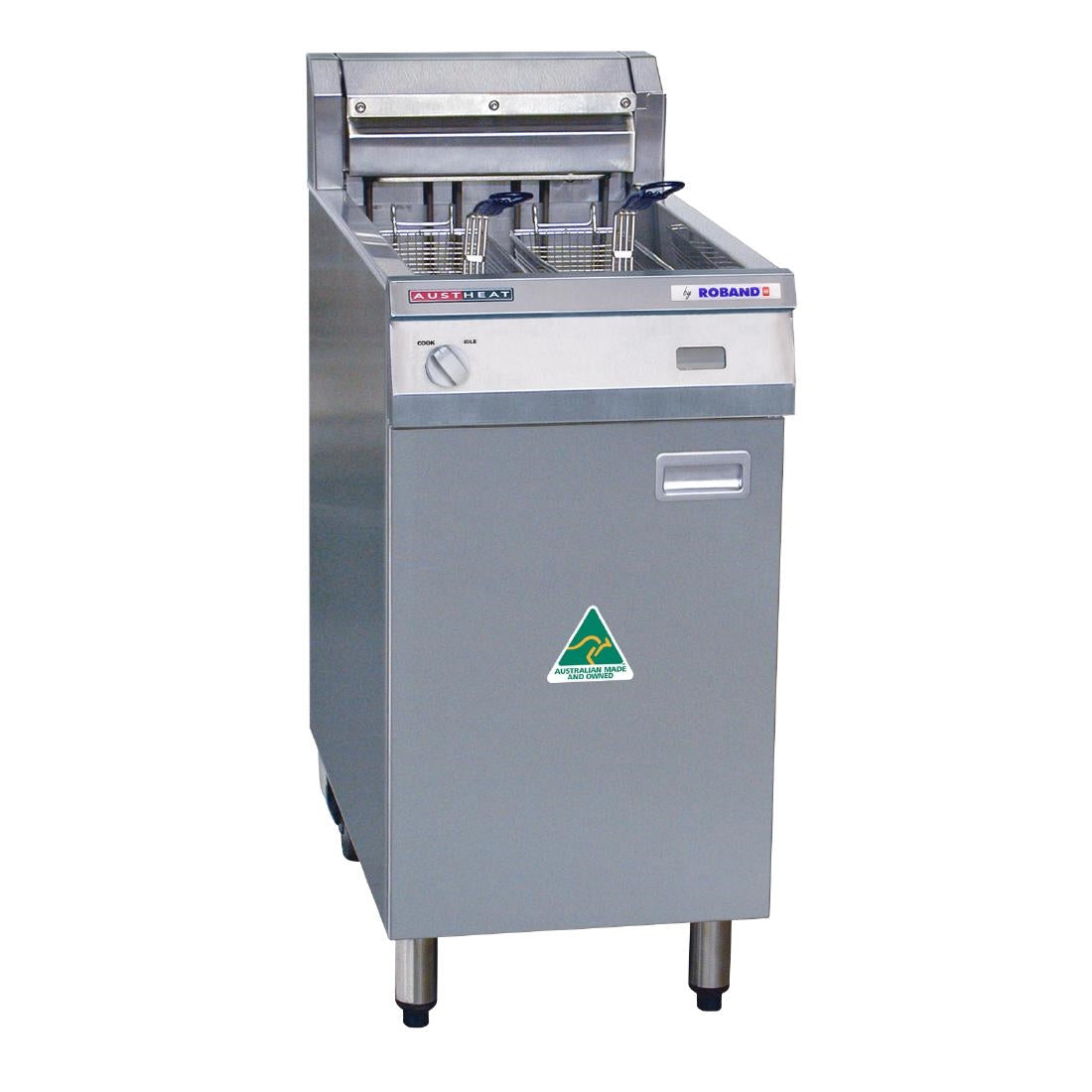 Austheat AF812R Freestanding Electric Rapid Recovery Fryer With Two Baskets • PAS-CP462