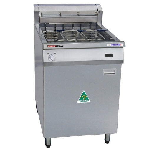 Austheat AF813R Freestanding Electric Rapid Recovery Fryer With Three Baskets • PAS-CP464