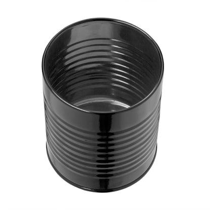 Olympia Tin Can Table Tidy Black - 110(H)x90(W)mm (110(H) x 90(Ø)mm / 4.3x3.5") • PAS-CP498