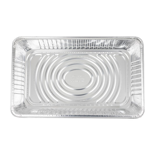 Fiesta Recyclable Foil Container 1/1 Gastronorm  (5 Pack) (78(D)x320(W)x530(L)mm | Capacity: 9Ltr | Pack quantity: 5) • PAS-CP512