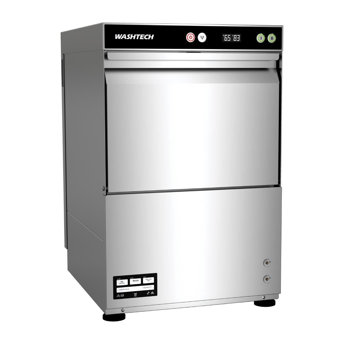 Washtech XV Under Bench Dishwasher & Glasswasher • PAS-CP601
