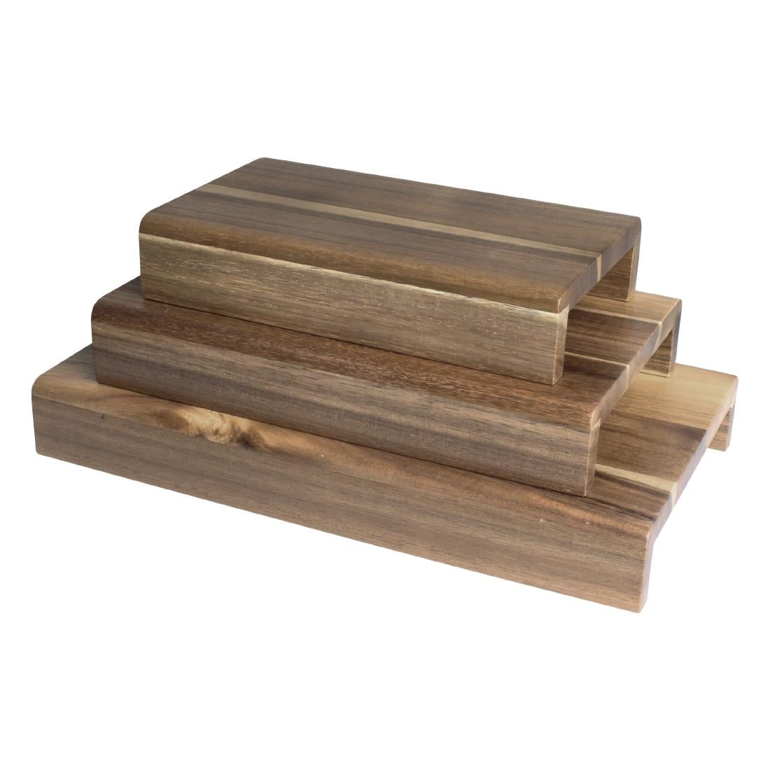 Olympia Acacia Wood Riser Set (3 Pack) • PAS-CP697