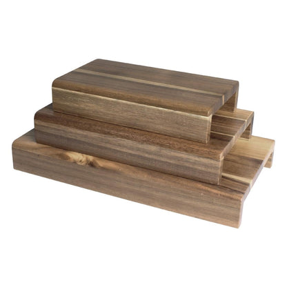 Olympia Acacia Wood Riser Set (3 Pack) • PAS-CP697