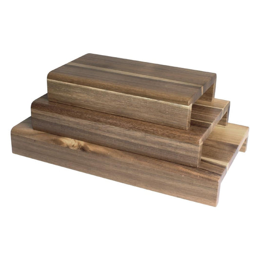 Olympia Acacia Wood Riser Set (3 Pack) • PAS-CP697