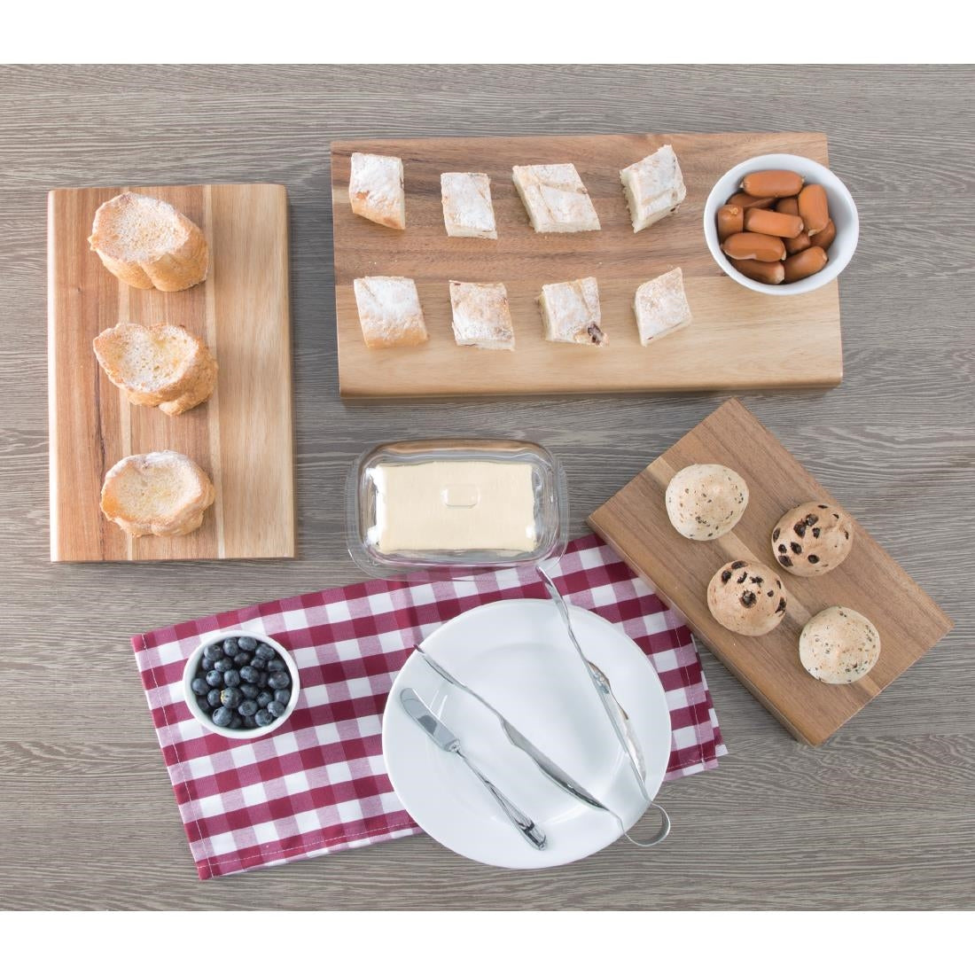 Olympia Acacia Wood Riser Set (3 Pack) • PAS-CP697