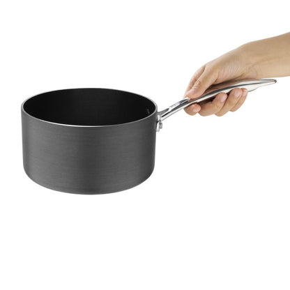 Vogue Anodised Aluminium Non-Stick Saucepan 180mm • PAS-CP764