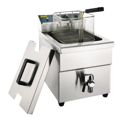 Apuro Single Tank Induction Fryer - 8Ltr - 3kW • PAS-CP793-A