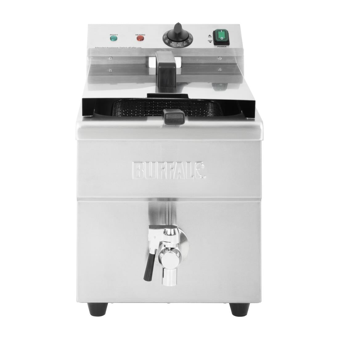 Apuro Single Tank Induction Fryer - 8Ltr - 3kW • PAS-CP793-A