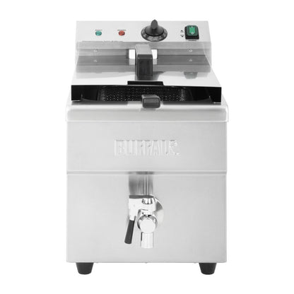 Apuro Single Tank Induction Fryer - 8Ltr - 3kW • PAS-CP793-A
