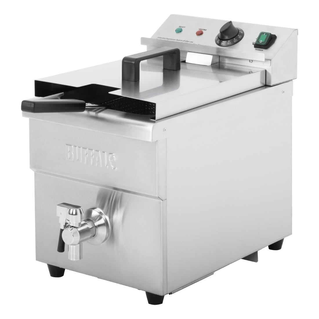 Apuro Single Tank Induction Fryer - 8Ltr - 3kW • PAS-CP793-A