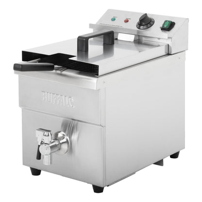 Apuro Single Tank Induction Fryer - 8Ltr - 3kW • PAS-CP793-A