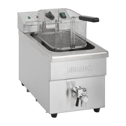 Apuro Single Tank Induction Fryer - 8Ltr - 3kW • PAS-CP793-A