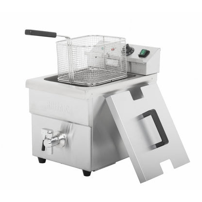 Apuro Single Tank Induction Fryer - 8Ltr - 3kW • PAS-CP793-A