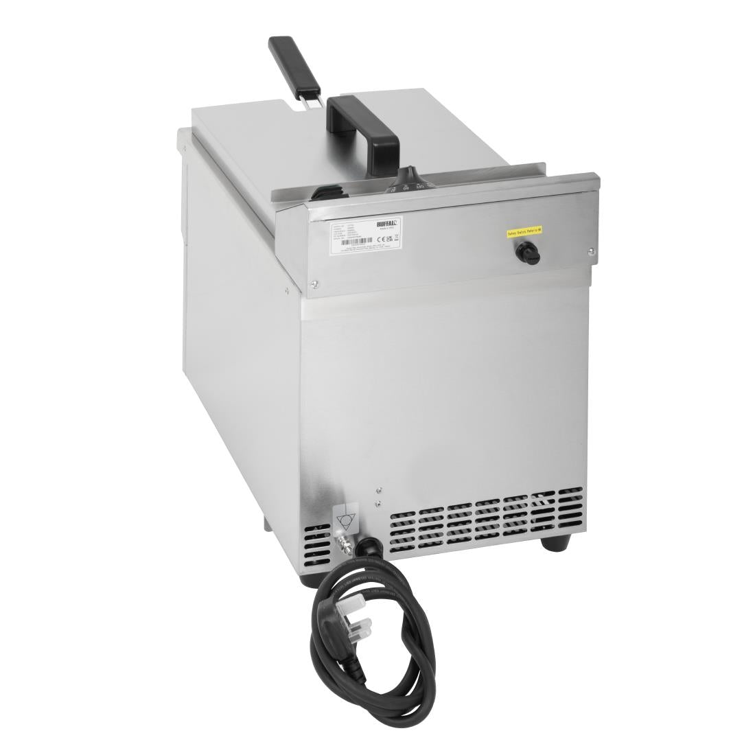 Apuro Single Tank Induction Fryer - 8Ltr - 3kW • PAS-CP793-A