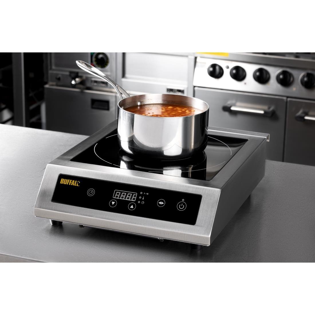 Apuro Heavy Duty Induction Hob 3kW • PAS-CP799-A