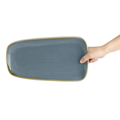 Olympia Kiln Ocean Platter Large - 335x175mm 13 1/8x 6 9/10" (4 Pack) • PAS-CP951