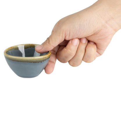 Olympia Kiln Ocean Round Dipping Pot - 50ml 1.69fl oz (12 Pack) • PAS-CP957