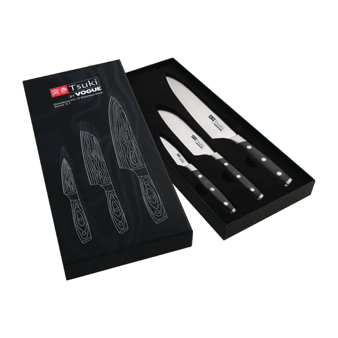 Vogue Tsuki 3 Piece Series 7 Knife Gift Set • PAS-CR403