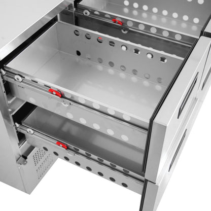 Polar G-Series 4 Drawer Counter Fridge 240Ltr • PAS-U638-A