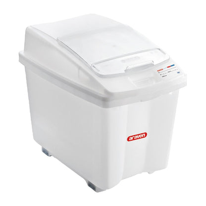 Araven Transparent Mobile Ingredient Bin 80Ltr • PAS-CR976