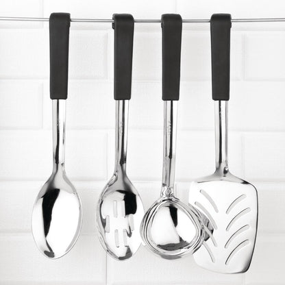 Vogue Ladle Black Handle 130ml • PAS-CS001