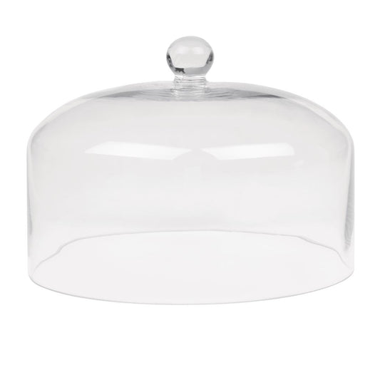 Olympia Glass Cake Stand Dome 285mm • PAS-CS014