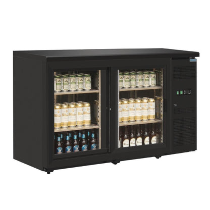 Polar U-Series Double Door Back Bar Display Cooler • PAS-CS102-A