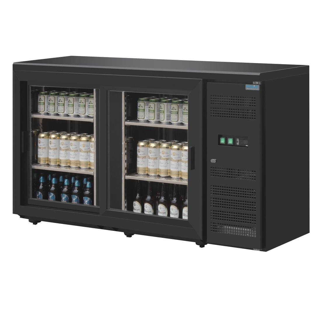 Polar U-Series Double Door Back Bar Display Cooler • PAS-CS102-A