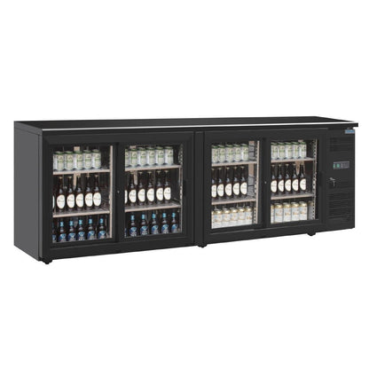 Polar U-Series Four Door Back Bar Display Cooler • PAS-CS103-A