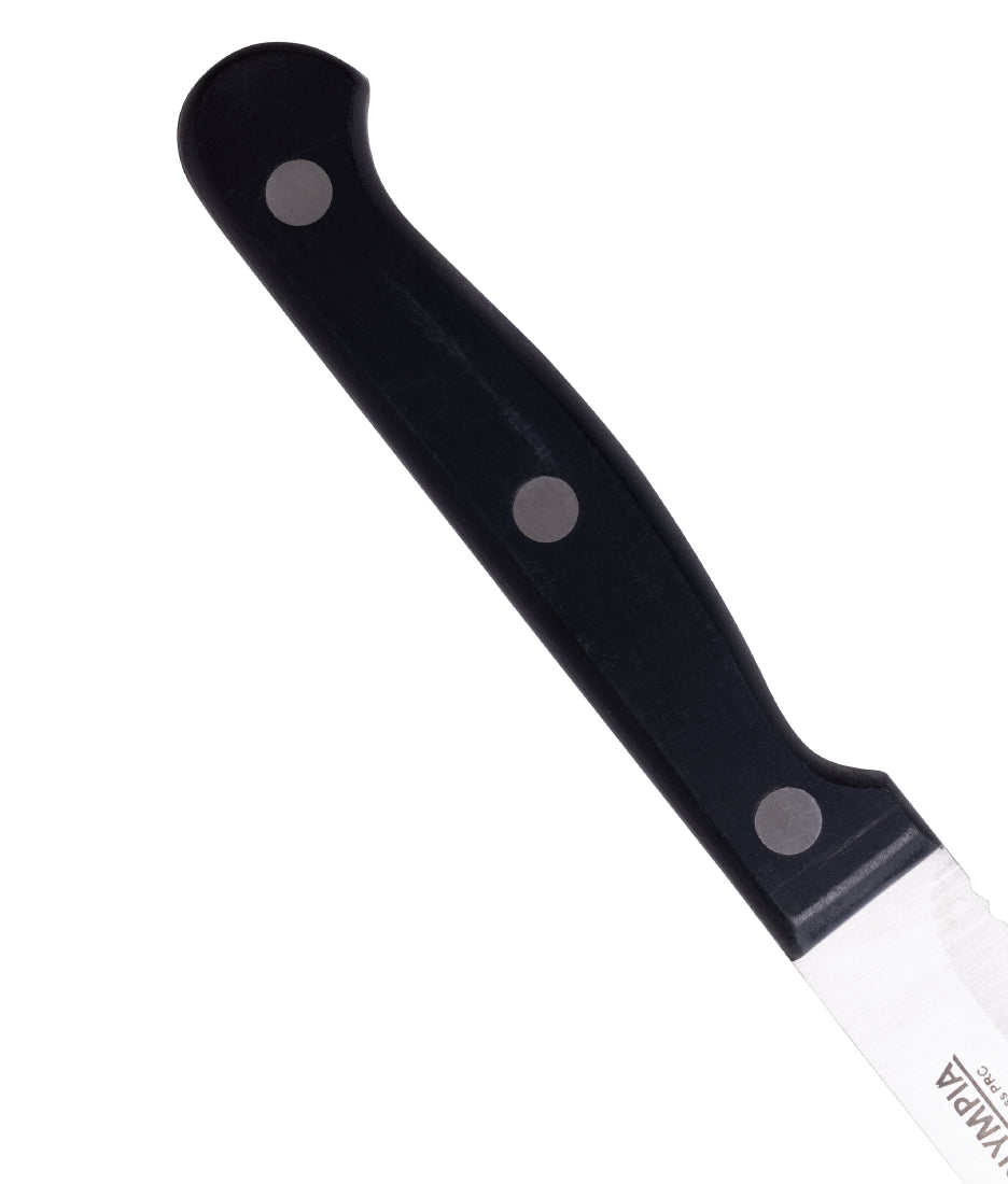 Olympia Rounded Steak Knife Black - 114mm 4 1/2" (Box 12) • PAS-CS716